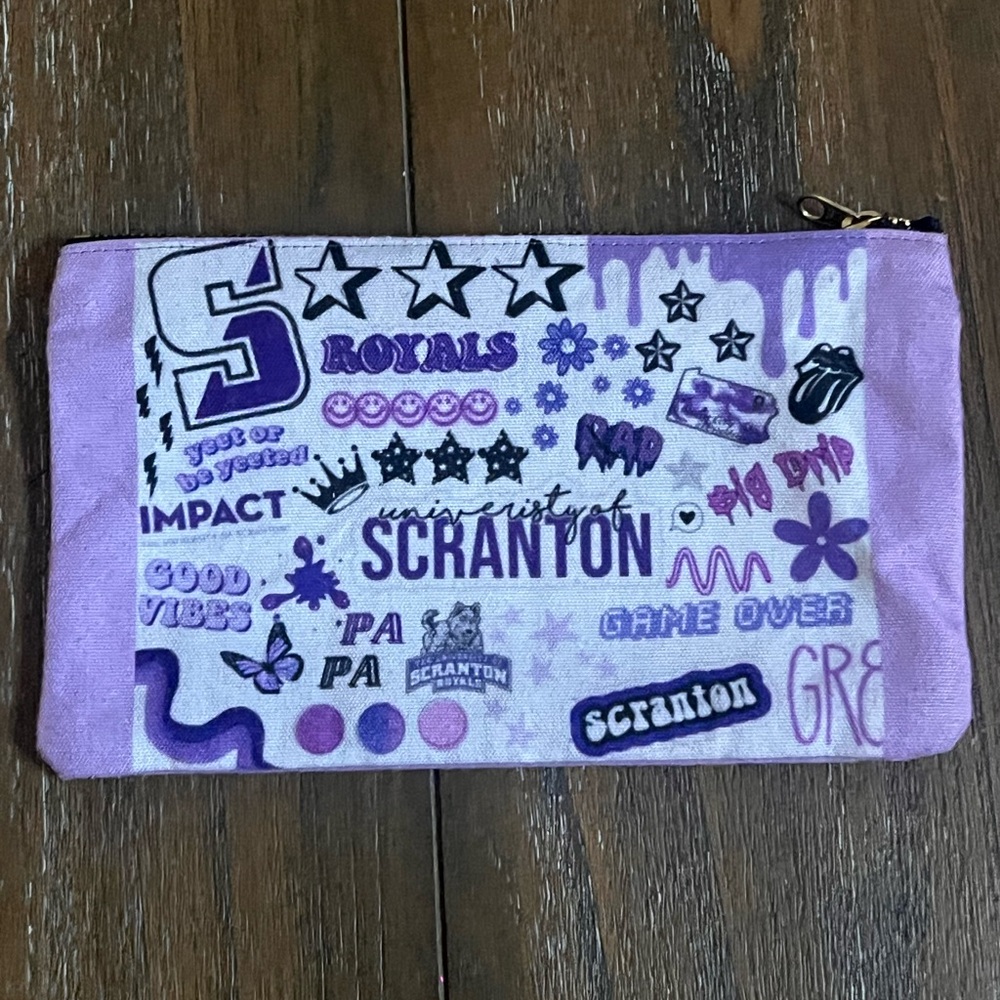 University of Scranton Purple Pouch